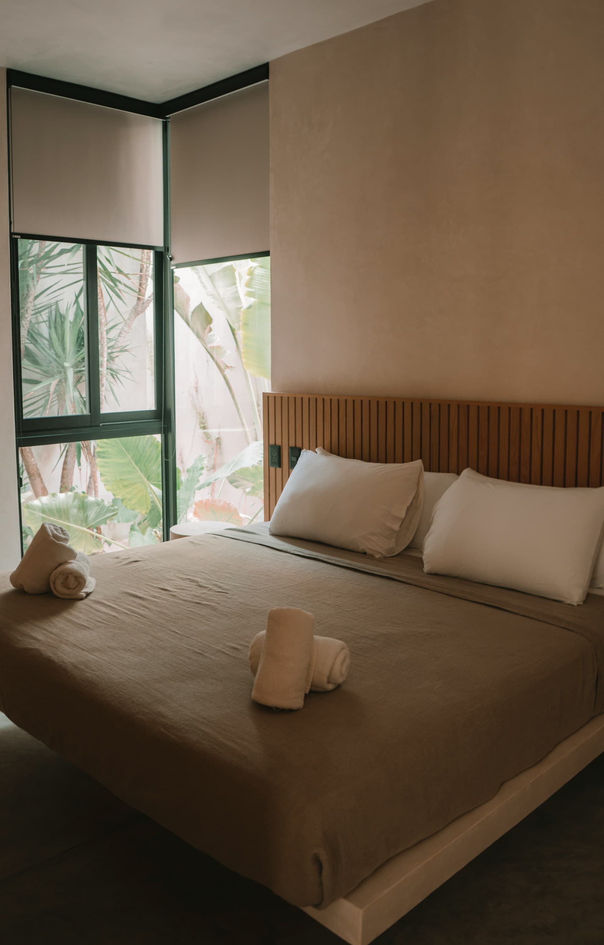 Guest-ready bedroom prepared for arriving visitors